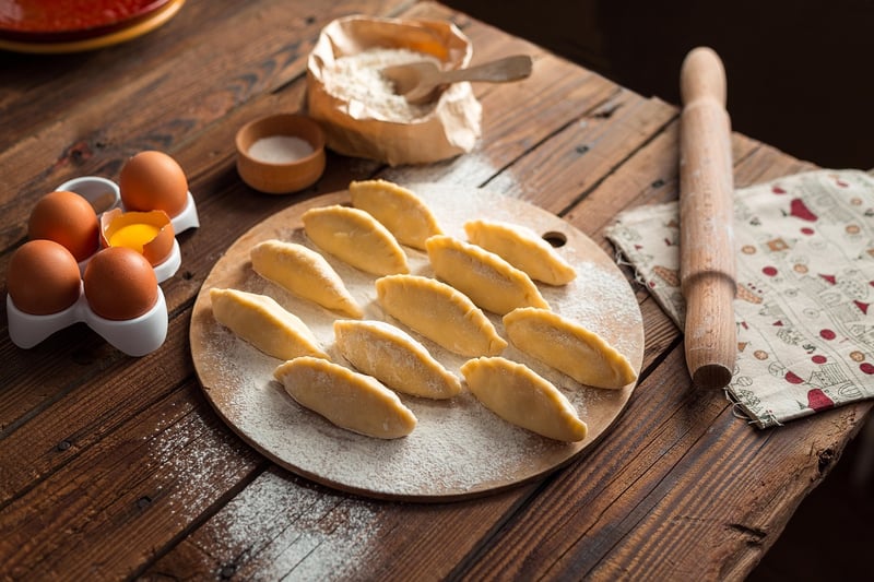 Ingredients and spices for cooking